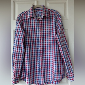 Bugatchi Button Down Shaped‎ Fit Shirt